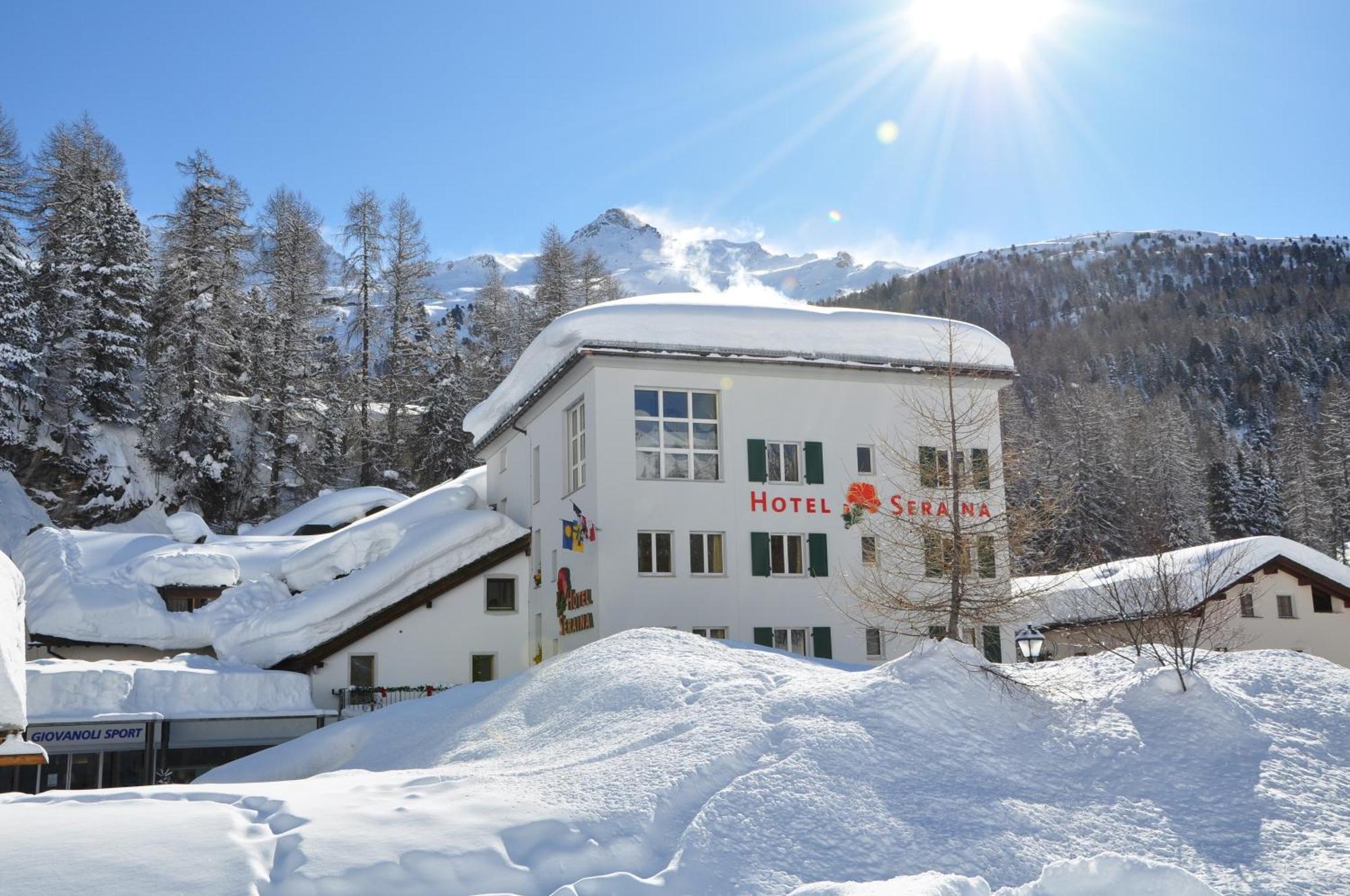Hotel Seraina سيلس ماريا المظهر الخارجي الصورة